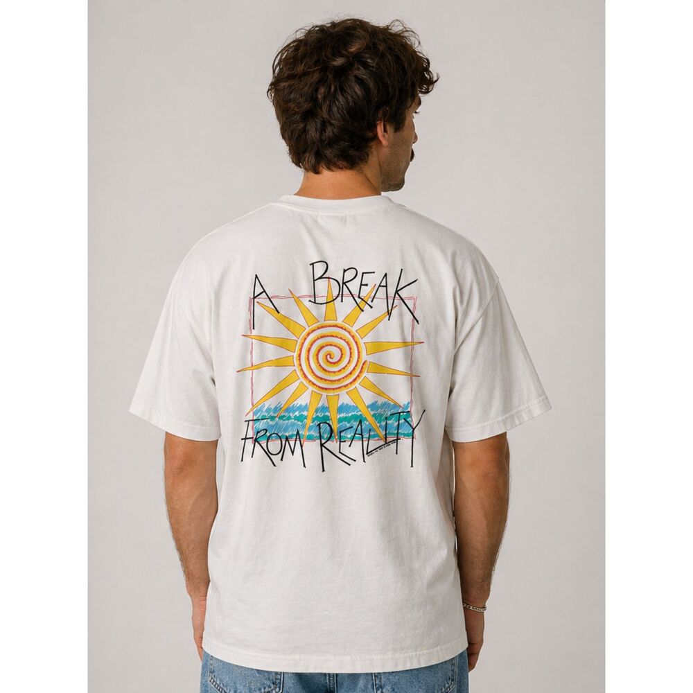 The Aussie T Company Single Stitch A Break From Reality T-Shirt X-Large